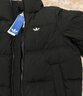 阿迪達斯（adidas）三葉草羽絨服女裝2025冬季新款運動(dòng)服保暖鴨絨面包服立領(lǐng)夾克外套 KC2659 /黑色 L 曬單實(shí)拍圖