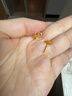 曼卡龍黃金耳釘足金女款 星芒繞線(xiàn)耳飾一對簡(jiǎn)約日常小巧送女友新年禮物 星芒繞線(xiàn)耳釘 0.8g 曬單實(shí)拍圖