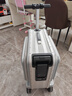 愛(ài)爾威（Airwheel）電動(dòng)行李箱可騎行拉桿登機箱鋁框可坐智能代步20英寸旅行箱男女 24英寸SE3T—豪華銀 曬單實(shí)拍圖