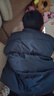 【鴨絨】童裝秋冬輕薄兒童羽絨服馬甲校服神器外套男童冬裝女童裝 黑色 150 【國標絨子含量90%】36克 曬單實(shí)拍圖