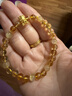 周大生馬生肖黃金鑲玉石手串足金銅錢(qián)轉運珠黃水晶虎眼石手鏈38禮物 曬單實(shí)拍圖