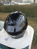 野馬（YEMA）摩托車(chē)頭盔電動(dòng)車(chē)全盔男女士四季機車(chē)3C認證成人騎行電瓶車(chē)安全帽 特亮黑-透明鏡 透明鏡片 曬單實(shí)拍圖