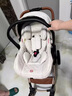 SNZESKE品牌高景觀(guān)嬰兒推車(chē)可坐可躺輕便雙向嬰兒車(chē)可折疊避震提籃款推車(chē) 尊享款-時(shí)尚卡其提籃款 曬單實(shí)拍圖