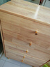 舒歌實(shí)木斗柜五斗柜臥室斗柜床尾柜收納柜儲物柜三斗柜四斗柜抽屜柜子 原木色 五斗柜60x35x96CM 曬單實(shí)拍圖