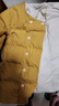 戴維貝拉（DAVE＆BELLA）童裝女童羽絨內膽男童羽絨服兒童冬裝90絨保暖衣服幼兒寶寶上衣 姜黃【DB15316】 110 cm（建議身高100-110cm） 曬單實(shí)拍圖