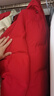 鴨鴨王一博同款1號系列紅色羽絨服男女短款2025冬季最新款防寒厚外套Y 中國紅色 M /170(推薦110-125斤) 曬單實(shí)拍圖