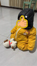 寶寶爬爬服連體衣罩衣防水全身秋冬護衣防臟外穿戶(hù)外嬰兒爬行兒童 連體拉鏈獅黃 100碼【建議身高85-95cm】 曬單實(shí)拍圖