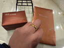 周生生素圈光身面活口泥鰍背開(kāi)口黃金戒指 足金情侶結婚對戒09141R計價(jià) 7.95克(含工費160元) 曬單實(shí)拍圖