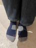 肌動(dòng)戶(hù)外徒步登山襪男女冬季專(zhuān)業(yè)馬拉松跑步襪子加厚毛巾底中筒運動(dòng)襪 三色各一雙 M碼（40-44） 曬單實(shí)拍圖