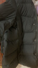 高梵【陳昊宇同款】黑金鵝絨服機能5.0六格25新款男女同款加厚羽絨服 黑色 M 曬單實(shí)拍圖