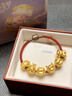周生生新年泡泡瑪特DIMOO串珠 潮玩黃金轉運珠 單顆定價(jià) 95414C長(cháng)相守  曬單實(shí)拍圖