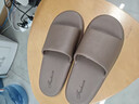 紅豆買(mǎi)1送1情侶拖鞋女款四季2026新款室內家居一對浴室洗澡防滑涼拖男 淺咖+黑色【簡(jiǎn)約防滑】 38-39 女+男42-43 曬單實(shí)拍圖
