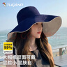 啄木鳥(niǎo)（TUCANO）漁夫帽女夏季防曬帽遮陽(yáng)帽防紫外線(xiàn)戶(hù)外大帽檐遮臉太陽(yáng)帽百搭帽子 曬單實(shí)拍圖