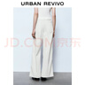 UR2025夏季新款女裝簡(jiǎn)約百搭丹寧闊腿休閑長(cháng)褲UYY850105 本白 29 曬單實(shí)拍圖