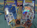 刺猬索尼克.1~3冊（全3冊）特典贈角色貼紙+首刷贈角色逆向鐳射票*3+首刷套裝贈燙金小卡*4 曬單實(shí)拍圖