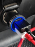 紐曼（Newsmy）車(chē)載充電器Max120W適用VIVO/OPPO超級快充閃充汽車(chē)轉換器鋁合金雙usbA快充頭一拖二點(diǎn)煙器 單車(chē)充 曬單實(shí)拍圖