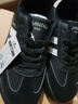 環(huán)球加絨女鞋百搭板鞋女秋冬季鞋子女運動(dòng)休閑鞋德訓鞋 黑白加絨 38 曬單實(shí)拍圖