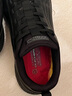 斯凱奇（Skechers）男鞋秋冬新款厚底工作皮鞋黑色耐臟緩震休閑運動(dòng)鞋子男百搭通勤鞋 曬單實(shí)拍圖