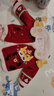 迪士尼女寶寶拜年服套裝冬季保暖嬰幼兒過(guò)年衣服冬裝女童新年喜慶兩件套 （預售款）紅色新年套裝 90 cm 曬單實(shí)拍圖