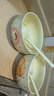 蛋糕可頌陶瓷飯碗家用新款可愛(ài)漂亮餐具甜品酸奶碗米飯碗兒童碗具 兩碗兩勺【瑞士卷+甜甜圈】 曬單實(shí)拍圖
