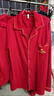 秋冬季紅色睡衣雙面睡衣開(kāi)衫長(cháng)袖長(cháng)褲紅色家居服結婚套裝新中式 娃娃領(lǐng)  2401 M ：【推薦80-95斤】 曬單實(shí)拍圖