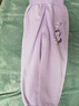 小馬寶莉女童褲子秋冬款兒童加絨長(cháng)褲女孩舒適保暖運動(dòng)褲衛褲 紫 130 曬單實(shí)拍圖
