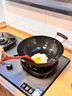 美瓏美利【新品】美瓏美利匠心新中式炒鍋高端純鐵鍋 家用無(wú)涂層 匠心中式煎炒鍋 28cm 曬單實(shí)拍圖