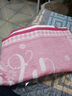三層加厚紗布防頭油枕巾四季吸汗水洗透氣枕頭巾學(xué)生成人情侶蓋巾 蝴蝶粉 三層加厚枕巾1對2只裝/約78*52CM 曬單實(shí)拍圖