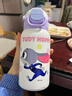 迪士尼（Disney）316不銹鋼保溫杯雙飲學(xué)生上學(xué)專(zhuān)用帶杯套瘋狂動(dòng)物城朱迪紫色550ml 曬單實(shí)拍圖