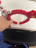 NIANFIN2026新年馬年小馬頭飾兒童紅色發(fā)飾發(fā)箍可愛(ài)小馬禮物飾品女 曬單實(shí)拍圖