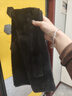 桃伊悠（taoyiyou）平板毛絨圍巾仿獺兔毛加厚保暖圍脖男女士秋冬季百搭交叉簡(jiǎn)約圍巾 黑色 88CM 曬單實(shí)拍圖
