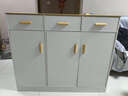 左度斗柜家用收納柜臥室客廳儲物柜靠墻落地床尾置物柜陽(yáng)臺五斗柜立柜 已補貼【三門(mén)三抽】暖白色120*40*100cm 曬單實(shí)拍圖
