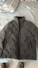 啄木鳥(niǎo)輕薄白鴨絨羽絨服男冬季新品立領(lǐng)男士商務(wù)休閑防寒保暖外套男上衣 灰色 M /170 【建議95-115斤】 曬單實(shí)拍圖