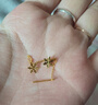 牧笛雪花黃金耳釘女士足金999耳環(huán)流蘇耳線(xiàn)短款輕奢5G工藝24K金送女友 足金雪花耳線(xiàn) 約0.6g【京東倉發(fā)貨】 曬單實(shí)拍圖