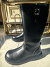 芭比童鞋女童靴子秋冬高筒皮靴女孩棉靴兒童長(cháng)筒靴DA7078 黑色 35 曬單實(shí)拍圖