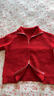 針織衫毛衣女翻領(lǐng)秋冬雙拉鏈感加厚針織開(kāi)衫外套女士純色上衣 紅色 2XL 曬單實(shí)拍圖