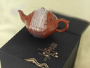 藏壺天下 宜興紫砂壺純手工家用泡茶壺原礦梨皮大紅袍茶具全手工笑櫻壺 笑櫻壺 曬單實(shí)拍圖