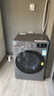LG星云黑 10KG全自動(dòng)洗衣機帶烘干一體  超薄滾筒洗烘 健康蒸汽除菌 AI直驅變頻 AI智慧洗 FCY10R4M 曬單實(shí)拍圖