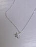 BJYLS999純銀雪花項鏈女輕奢足銀吊墜2026新款過(guò)實(shí)用生日禮物送女朋友 迷你雪花項鏈+蝴蝶結禮盒 曬單實(shí)拍圖