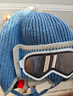 KocotreeKK樹(shù)兒童飛行員帽子寶寶秋冬針織護耳帽男童女孩保暖2025新款洋氣 火焰藍 S：頭圍46~50cm，建議1~3歲 曬單實(shí)拍圖