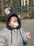 COOKSS嬰兒口罩3D可調節0-6月-3歲新生兒防護口罩男女寶寶一次性口罩 曬單實(shí)拍圖