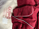 古今（GUJIN）海島絨秋冬上新睡衣女家居服可外穿媽媽睡褲大碼法蘭絨套裝XL 曬單實(shí)拍圖
