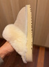 內泊【防寒必備】羊皮毛一體毛毛拖鞋男冬季乳膠家居防臭保暖女士栗39 曬單實(shí)拍圖