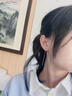 BJYLS999純銀水滴耳線(xiàn)女足銀耳釘氣質(zhì)長(cháng)款耳環(huán)新款時(shí)尚流蘇耳墜養耳洞 通體s999足銀水滴耳線(xiàn) 曬單實(shí)拍圖