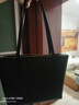 蔻馳女包奢侈品托特包大牌輕奢女士單肩手提包情人節禮物 胡桃木色配黑色CBT18IMXAQ 曬單實(shí)拍圖