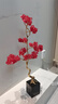 佰擺飾迎客松水晶發(fā)財樹(shù)招財擺件輕奢高檔客廳玄關(guān)壁龕裝飾品 鴻運滿(mǎn)堂【紅色水晶】高約72cm 曬單實(shí)拍圖