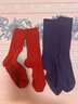 優(yōu)衣庫男裝女裝素色襪/襪子26春夏新款482606 15 珊瑚紅色 XS /S/23～25 cm 曬單實(shí)拍圖