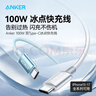 ANKER安克充電線(xiàn)雙頭type-c適用iPhone17ProMax/16/15手機iPad筆記本電腦小米100W快充蘋(píng)果數據線(xiàn)1.8m白 曬單實(shí)拍圖