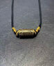 中國黃金（CHINA GOLD）黃金項鏈男女款新款足金饕餮吊墜鎖骨鏈婦女節生日禮物送女友愛(ài)人 饕餮項鏈【黑繩】 約0.5 曬單實(shí)拍圖