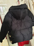 鴨鴨兒童羽絨服2025新款男女小童寶寶中長(cháng)款連帽加厚童裝冬季外套YD 曬單實(shí)拍圖